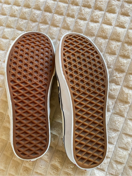Vans Black and White Checkerboard Slip-On Loafers main image 3